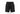 MANI Covered Rhinestone Sweat Shorts "Jet Black"