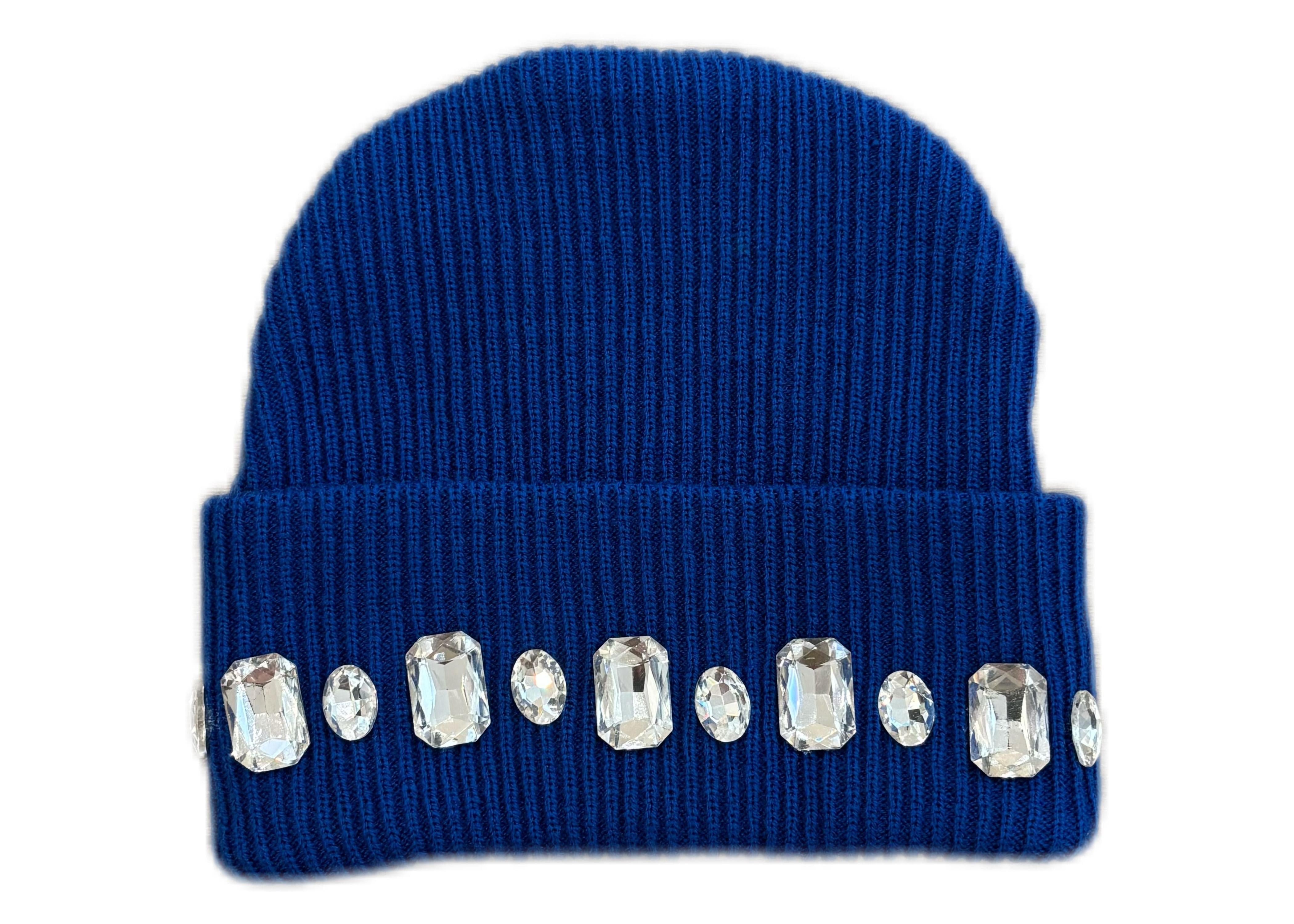 MANI Large Stone Beanie "Royal Blue"