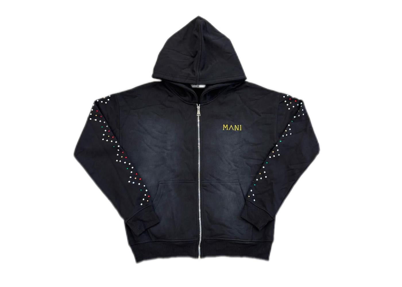 MANI Multi-Stone Zip-Up Hoodie