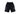 MANI Vertical Logo Long Shorts Black