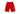 MANI Vertical Logo Long Shorts Red