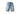 MNML Baggy Ripped Denim Shorts Vintage Blue