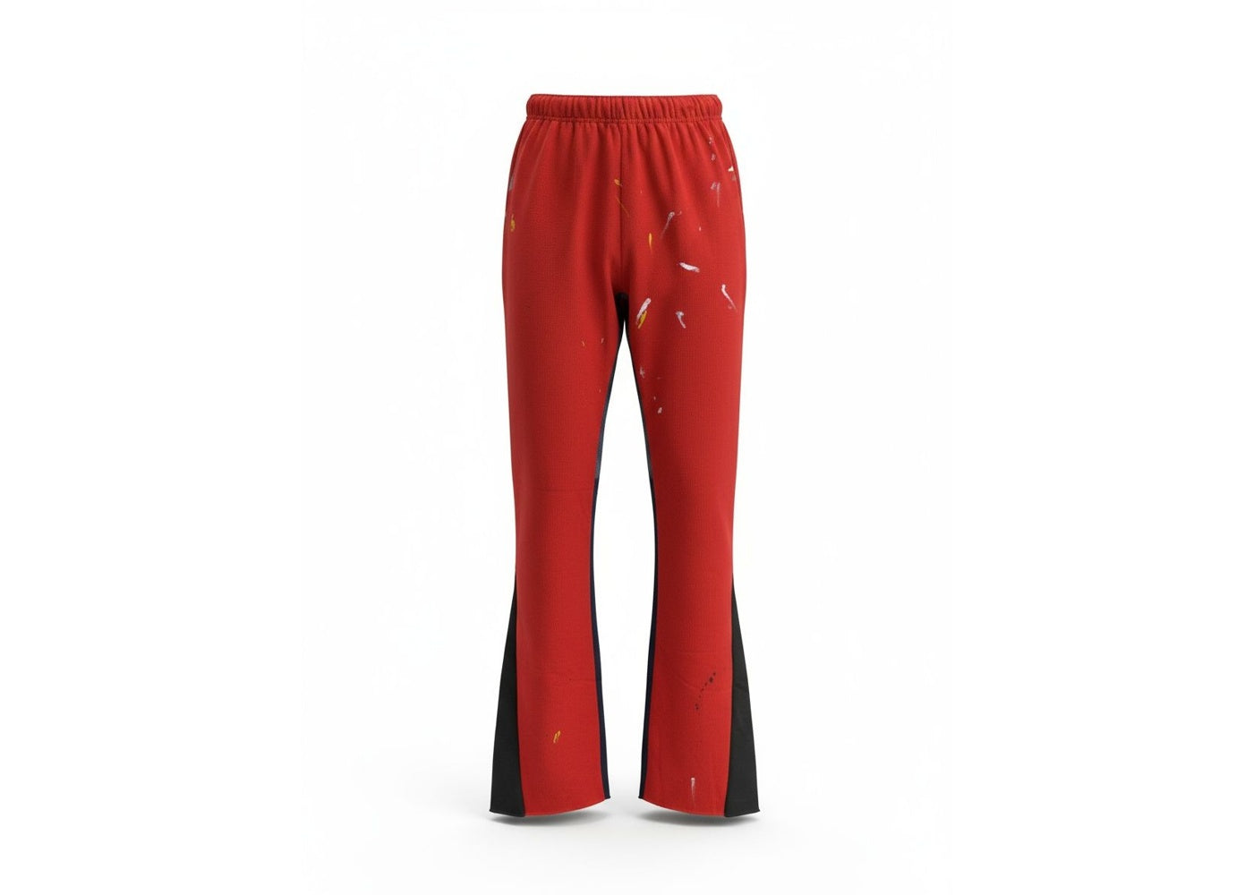 MNML Contrast Bootcut Sweatpants Red