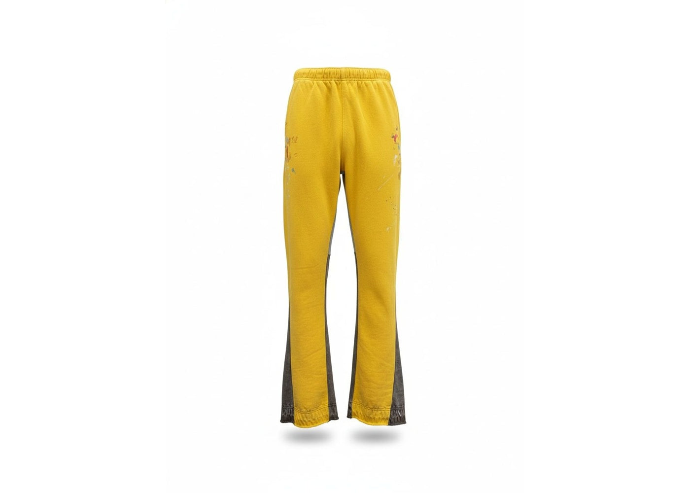MNML Contrast Bootcut Sweatpants Yellow