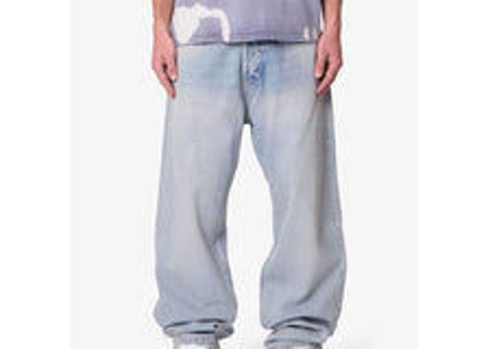 MNML Ultra Baggy Denim - Light Sand Washed Blue