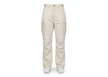 MNML Ultra Baggy Ripstop Cargo Pants Off White