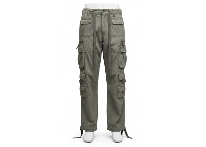 Multi Cargo Pants Black