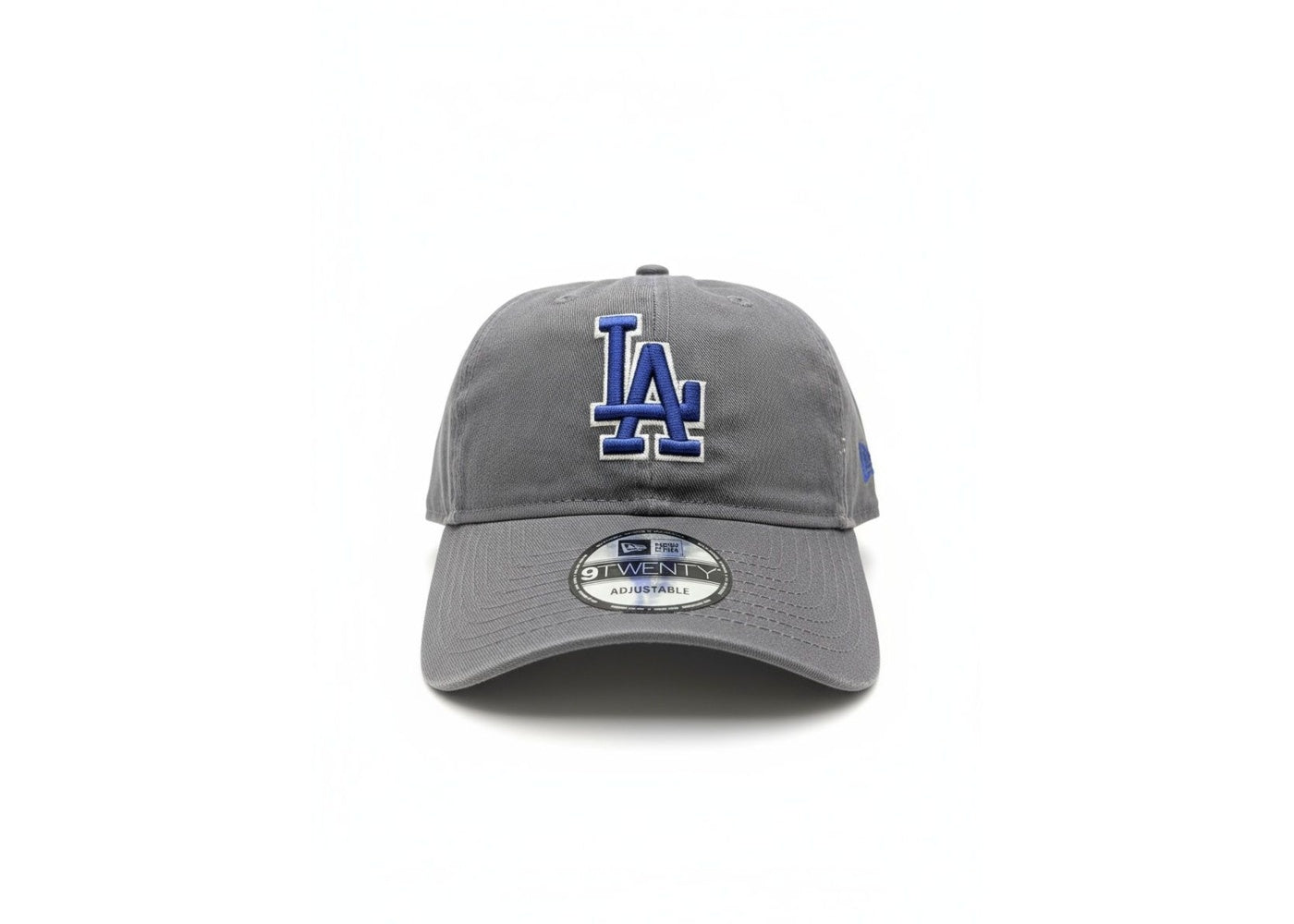 New Era Los Angeles Dodgers Grey 9Twenty Strapback Hat