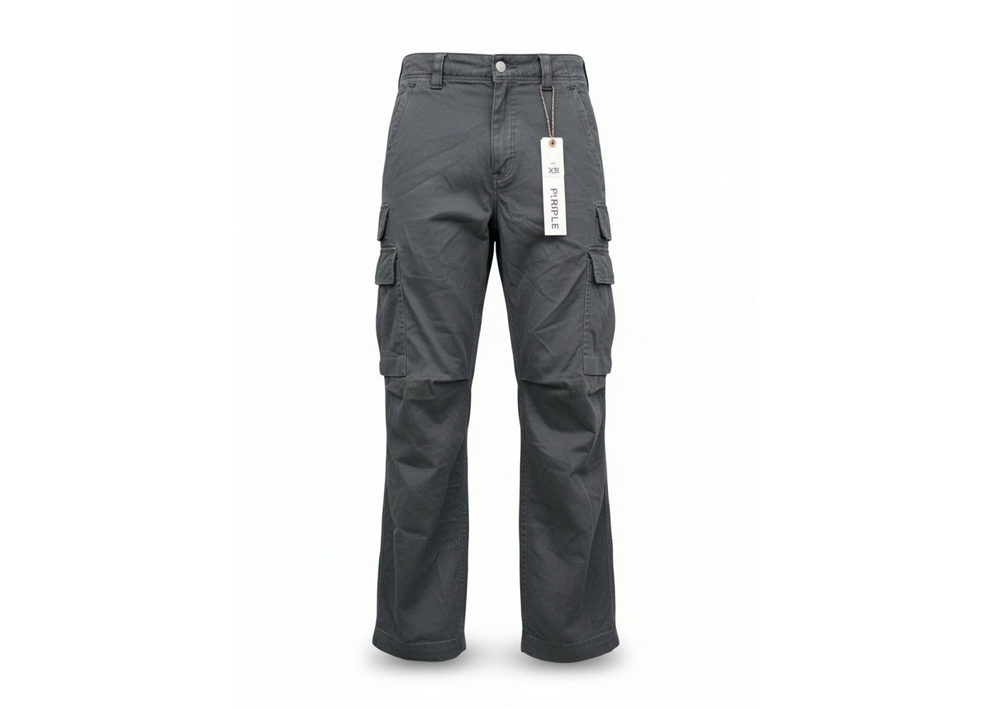 Purple Brand Double Pocket Cargo Pants Black