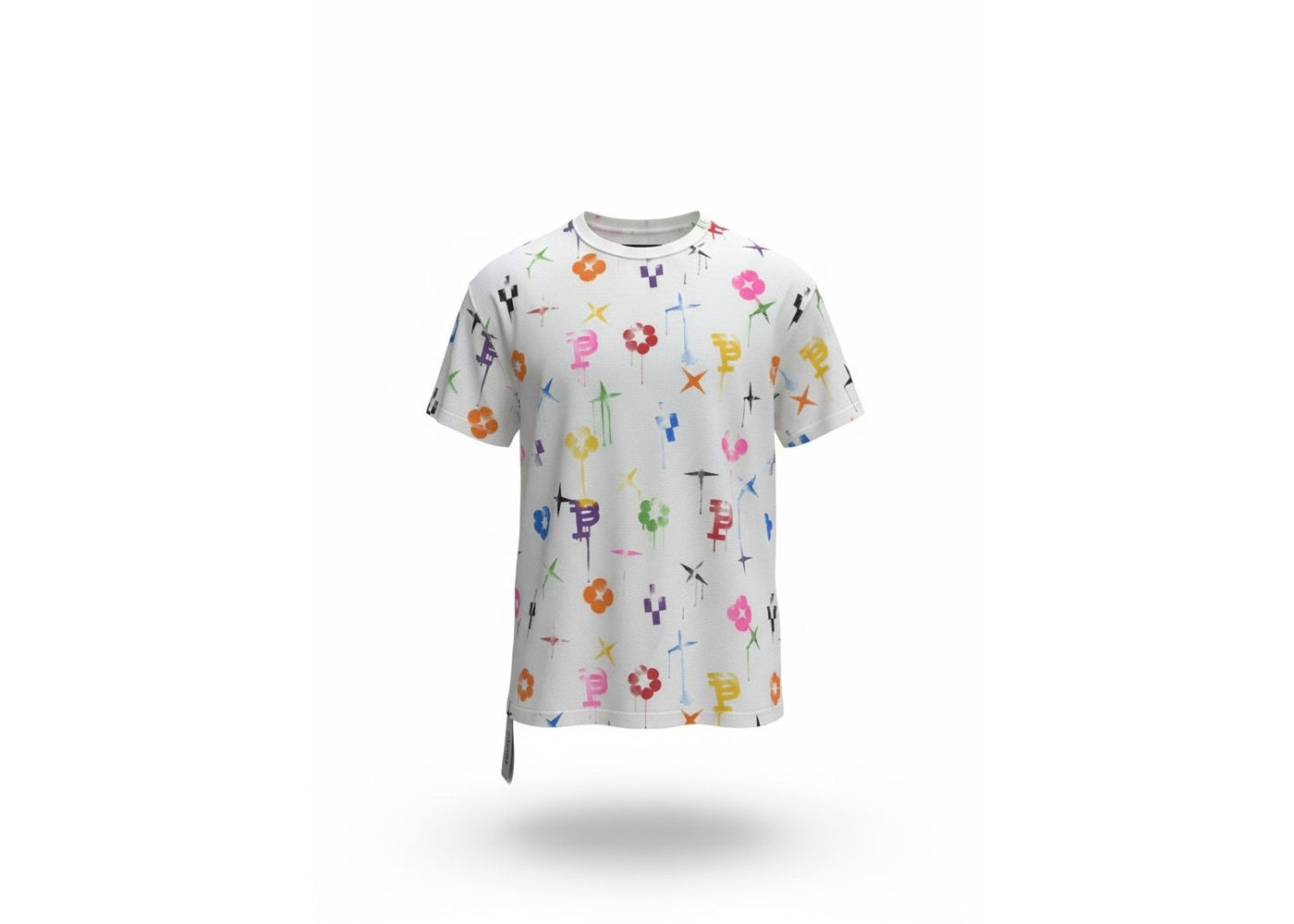 Purple Brand Textured Inside Out Tee Off White