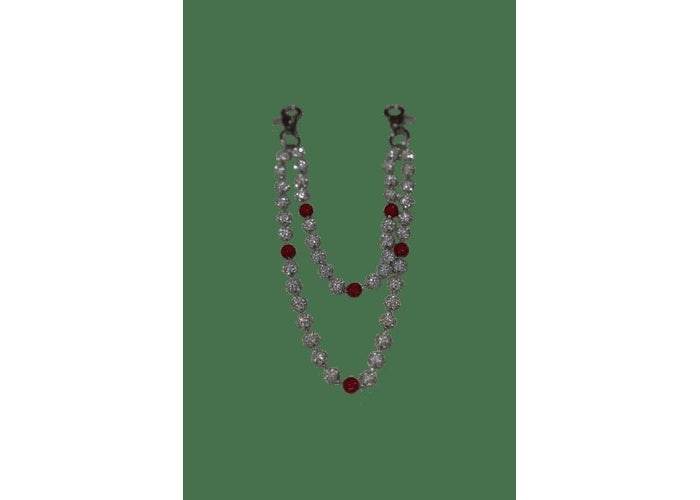 Pocket Chain Silver/Red