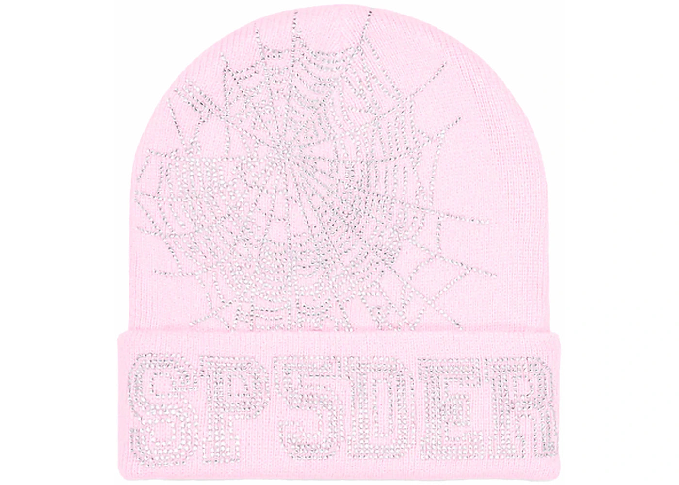 Sp5der Web Beanie Pink