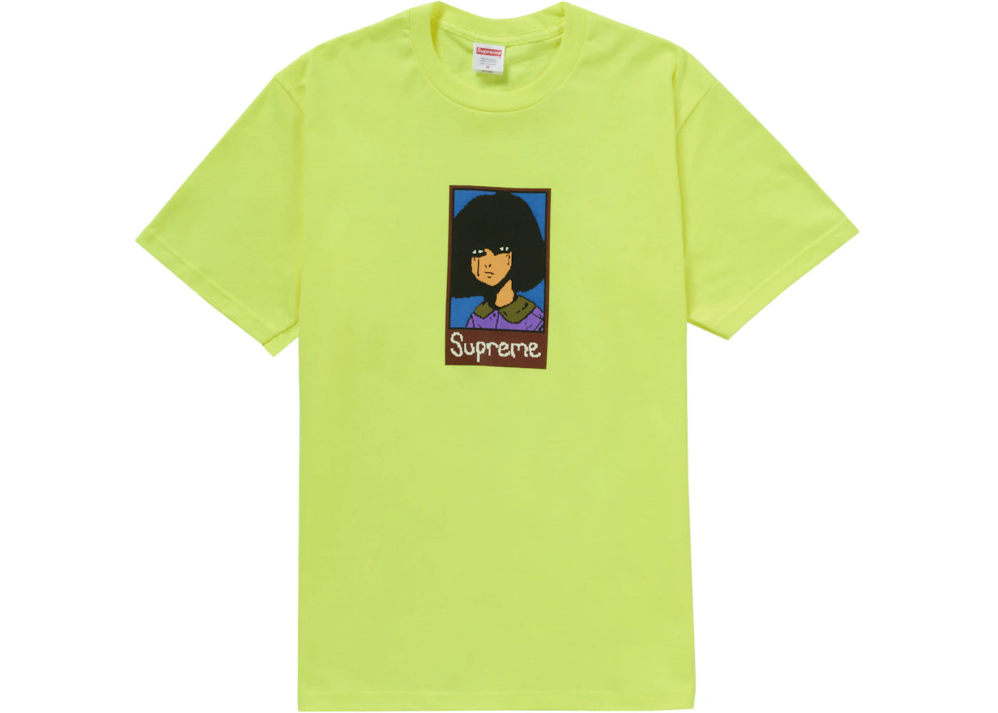 Supreme Emo Tee Flourescent Yellow