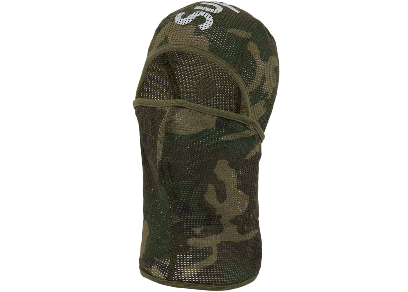 Supreme Mesh Lightweight Balaclava Woodland Camo