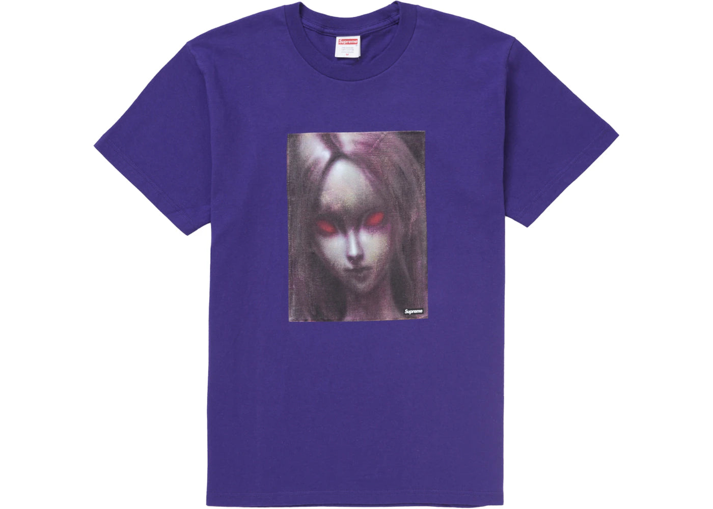 Supreme Red Eyes Tee Purple