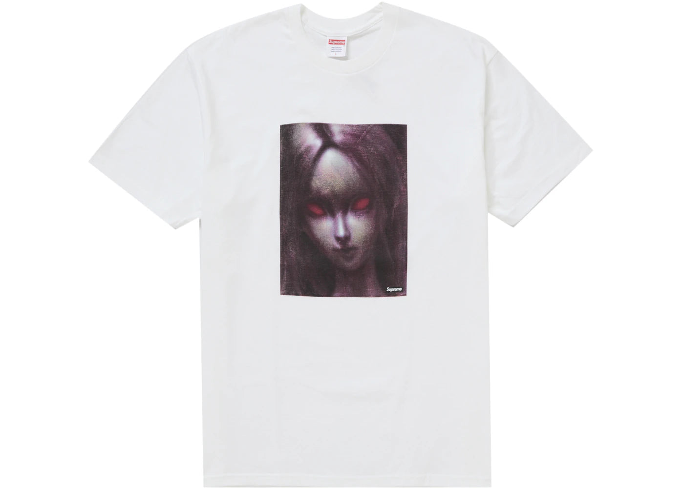 Supreme Red Eyes Tee White