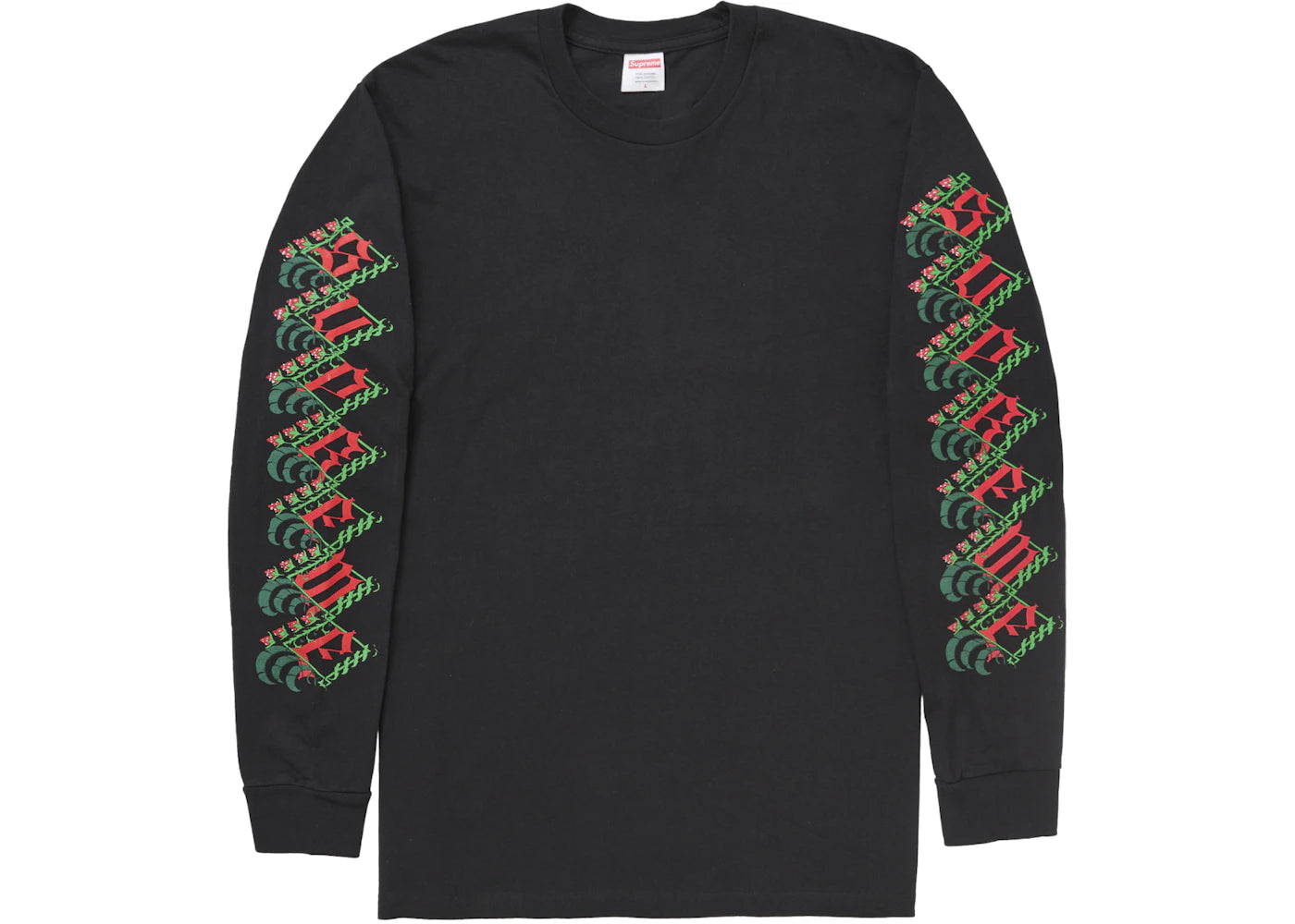 Supreme Strawberries L/S Tee Black