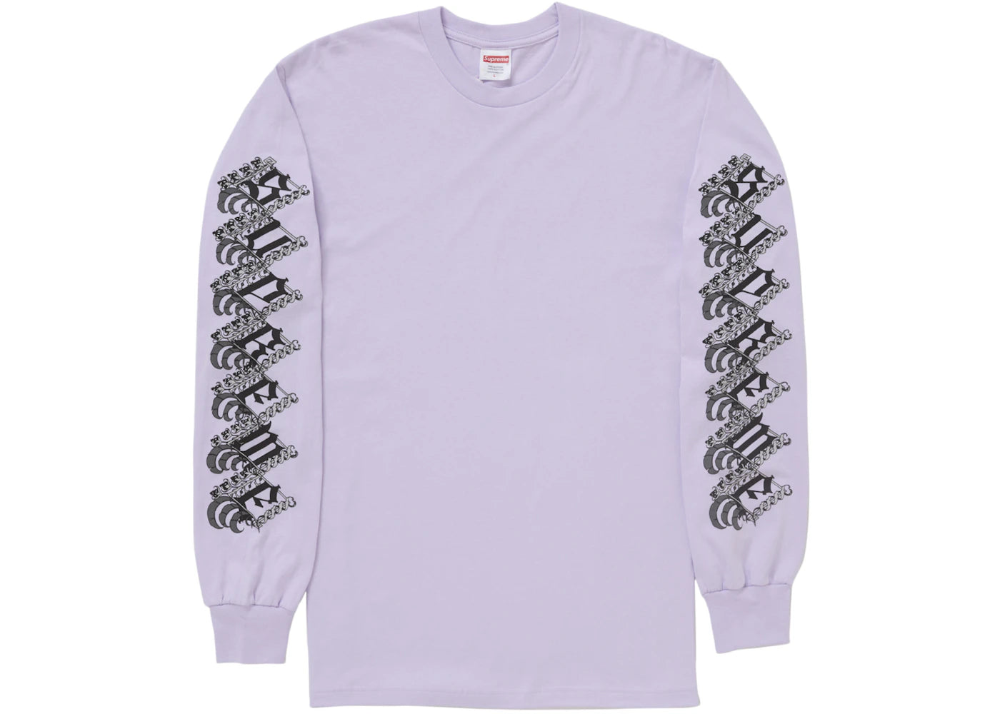 Supreme Strawberries L/S Tee Light Purple