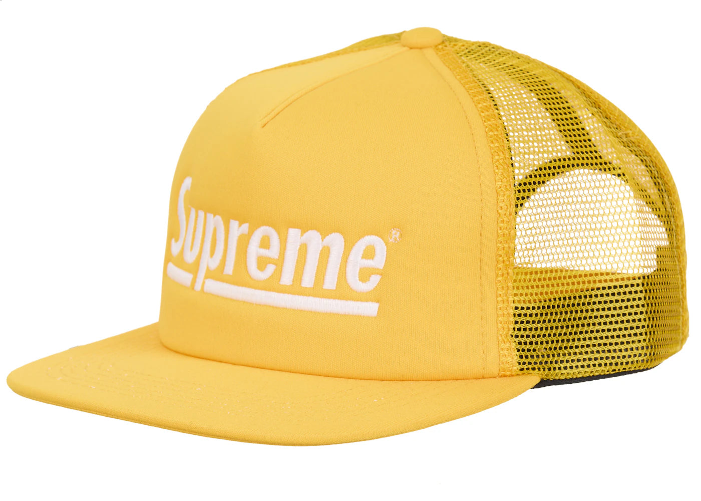 Supreme Underline Mesh Back 5-Panel Gold