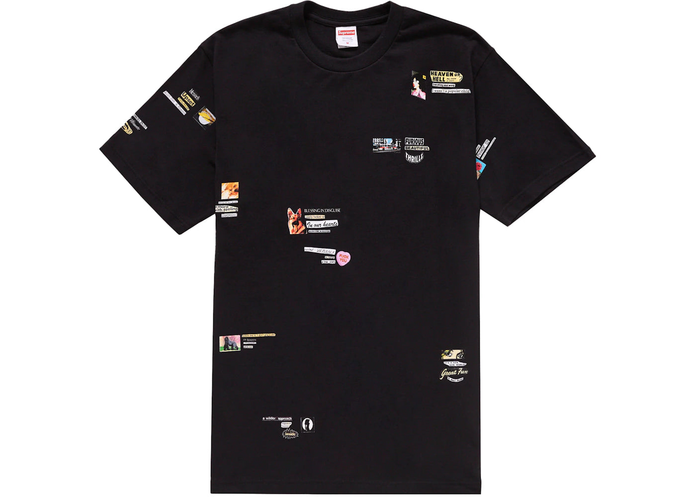 Supreme Upset Tee Black