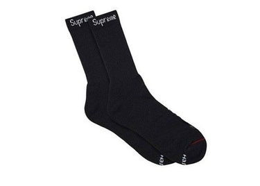 Supreme Hanes Crew Socks (1 Pair) Black