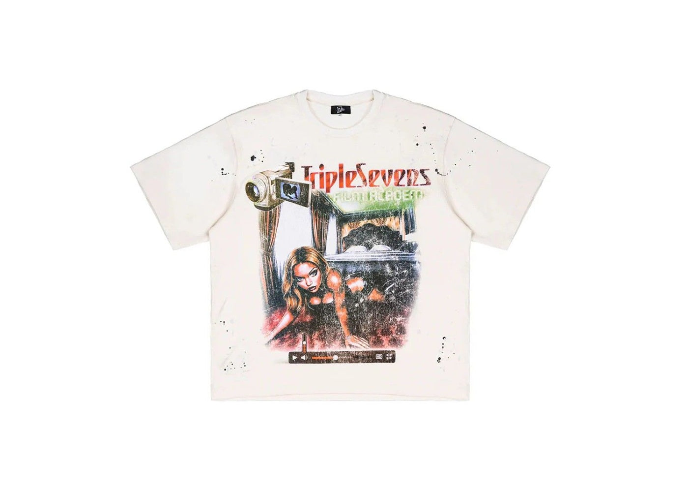 Triple Sevens Film Star Tee Cream