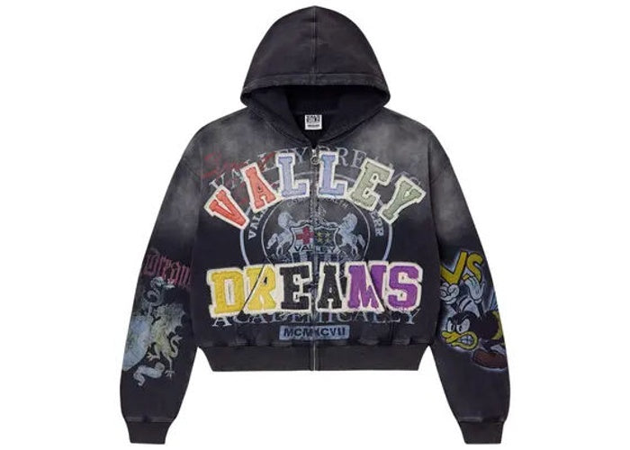 Vale Blasted Zip up Hoodie