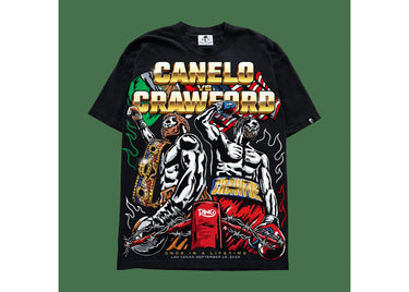 Warren Lotas Canelo vs Crawford T Shirt Black