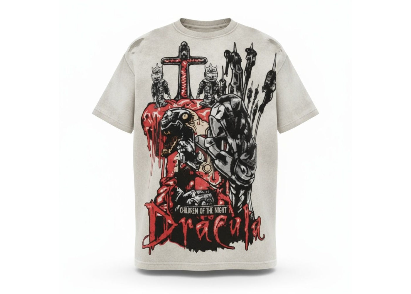 Warren Lotas Vampire T-Shirt Natural