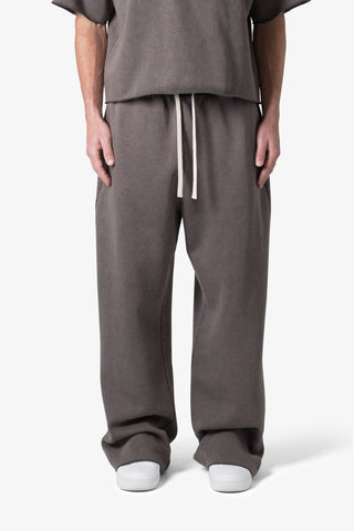 MNML Washed Ultra Baggy Sweatpants Washed Black