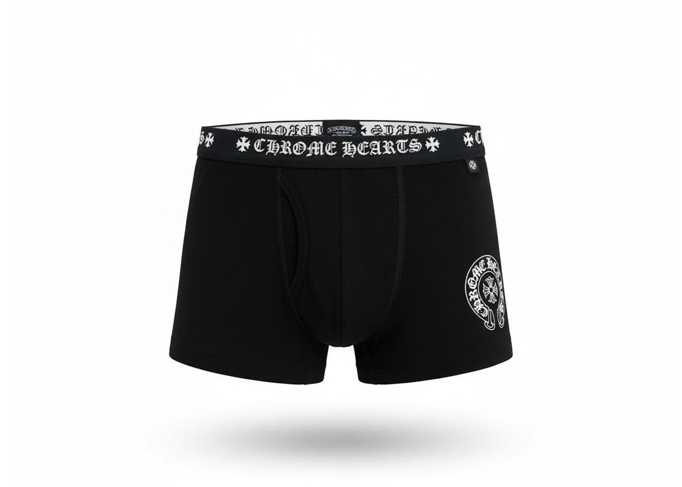 Chrome Hearts Boxer Brief Shorts Black/White