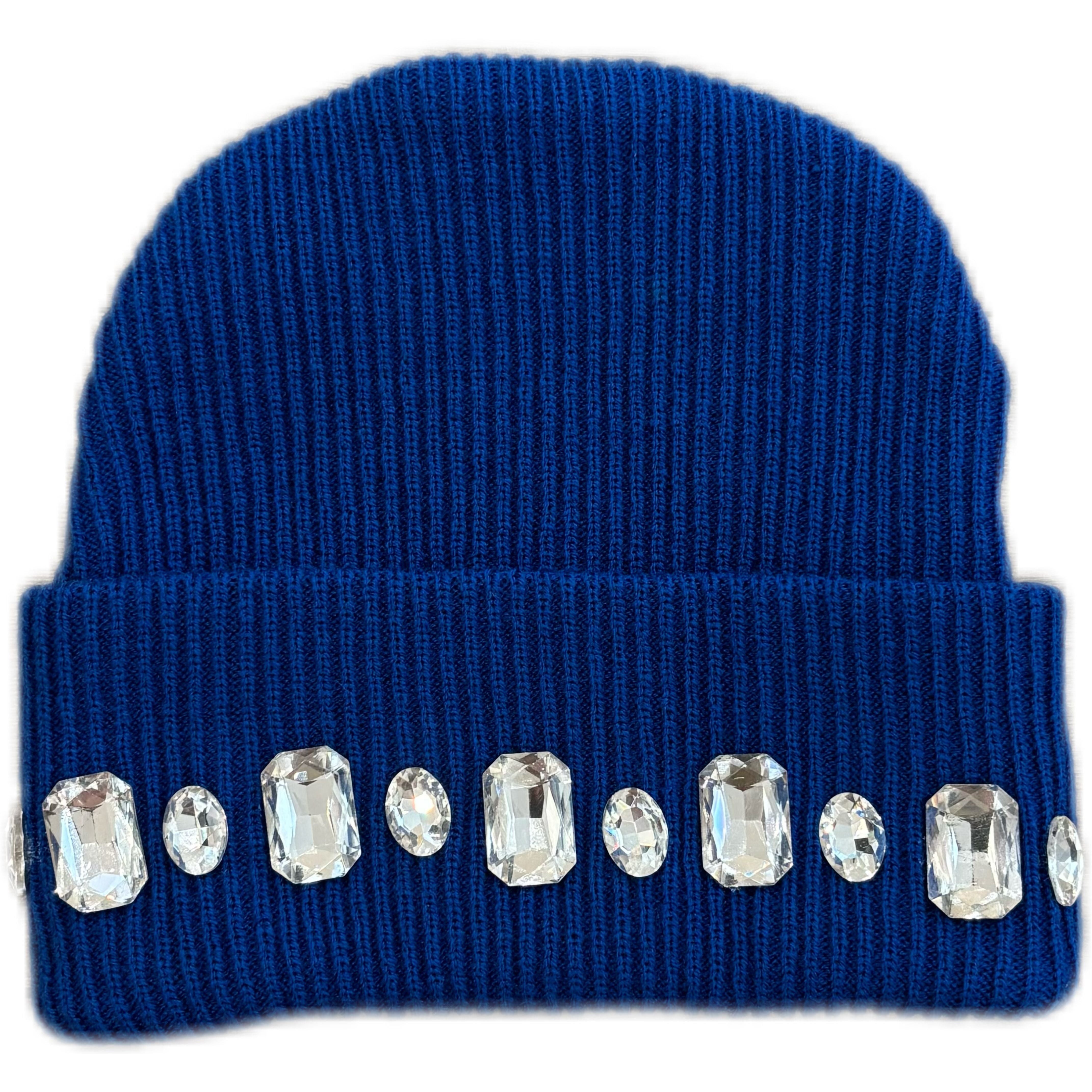 MANI Large Stone Beanie "Royal Blue"