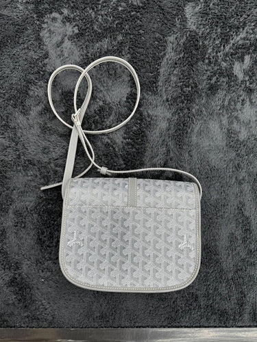 Goyard Belverde PM Grey Bag ( GENTLY USED) 9/10 - Like New