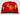 Chrome Hearts 5 Panel Cap Cherry Red W/ Yellow Cross