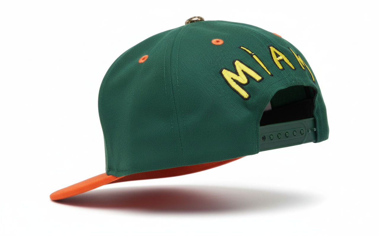 Chrome Hearts Miami Art Basel Exclusive Baseball Hat Green/Orange/Gold