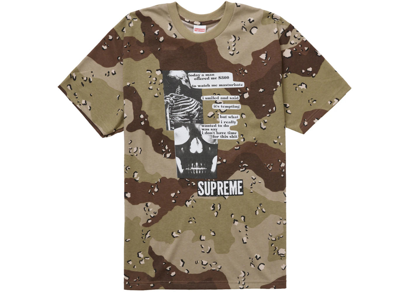 Supreme Anatomy Tee Chocolate Chip Camo
