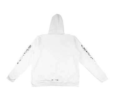 Chrome Hearts Foil Print Hoodie White