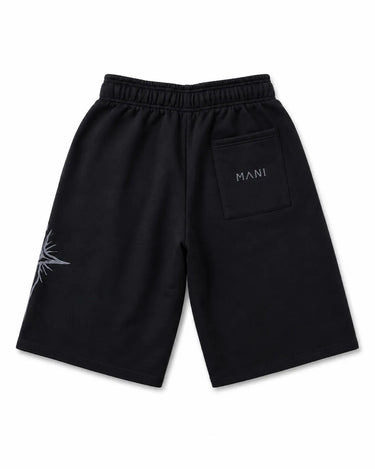 MANI Vertical Logo Long Shorts Black