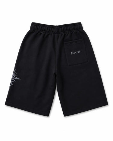 MANI Vertical Logo Long Shorts Black