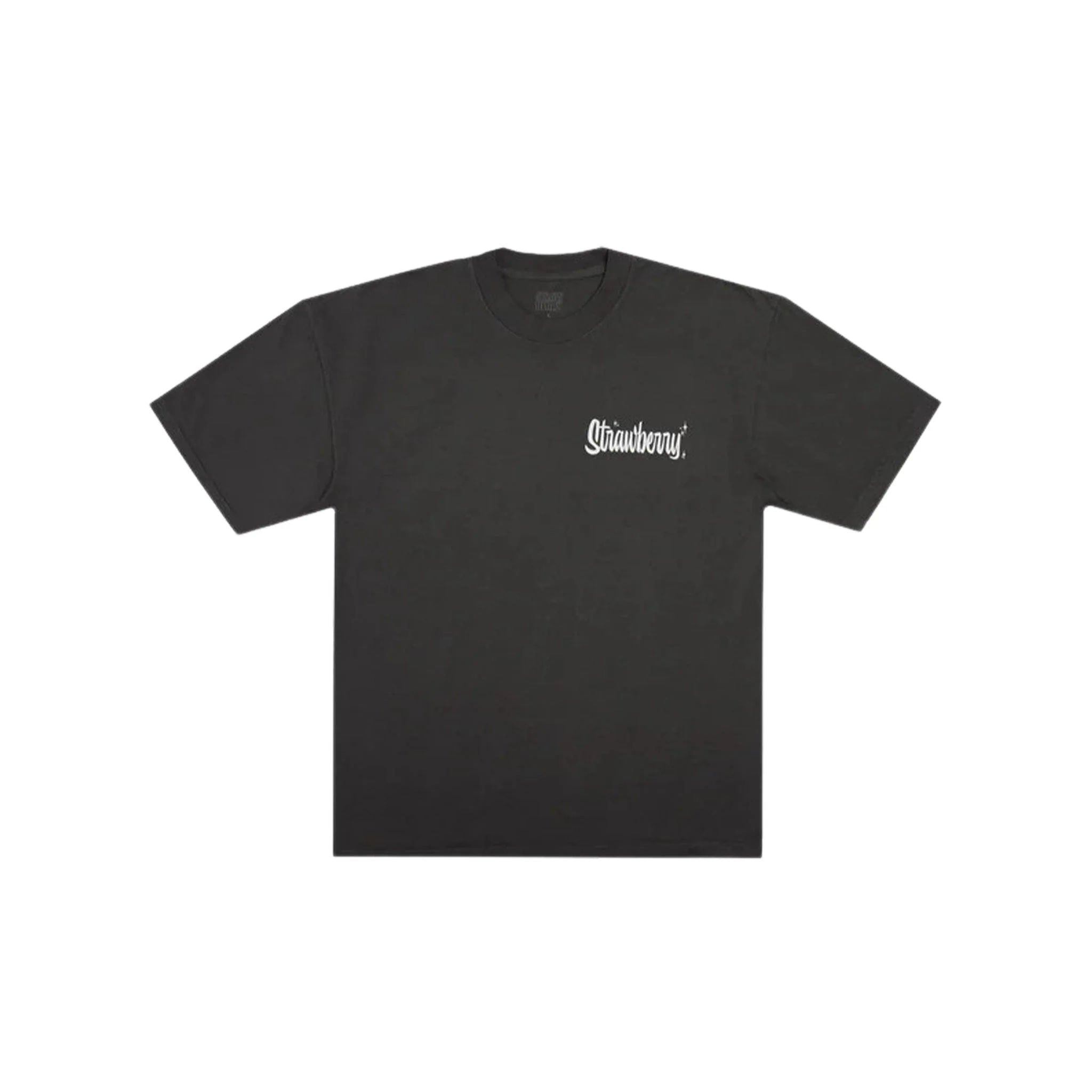 Strawberry Rcade Vintage Black Tee