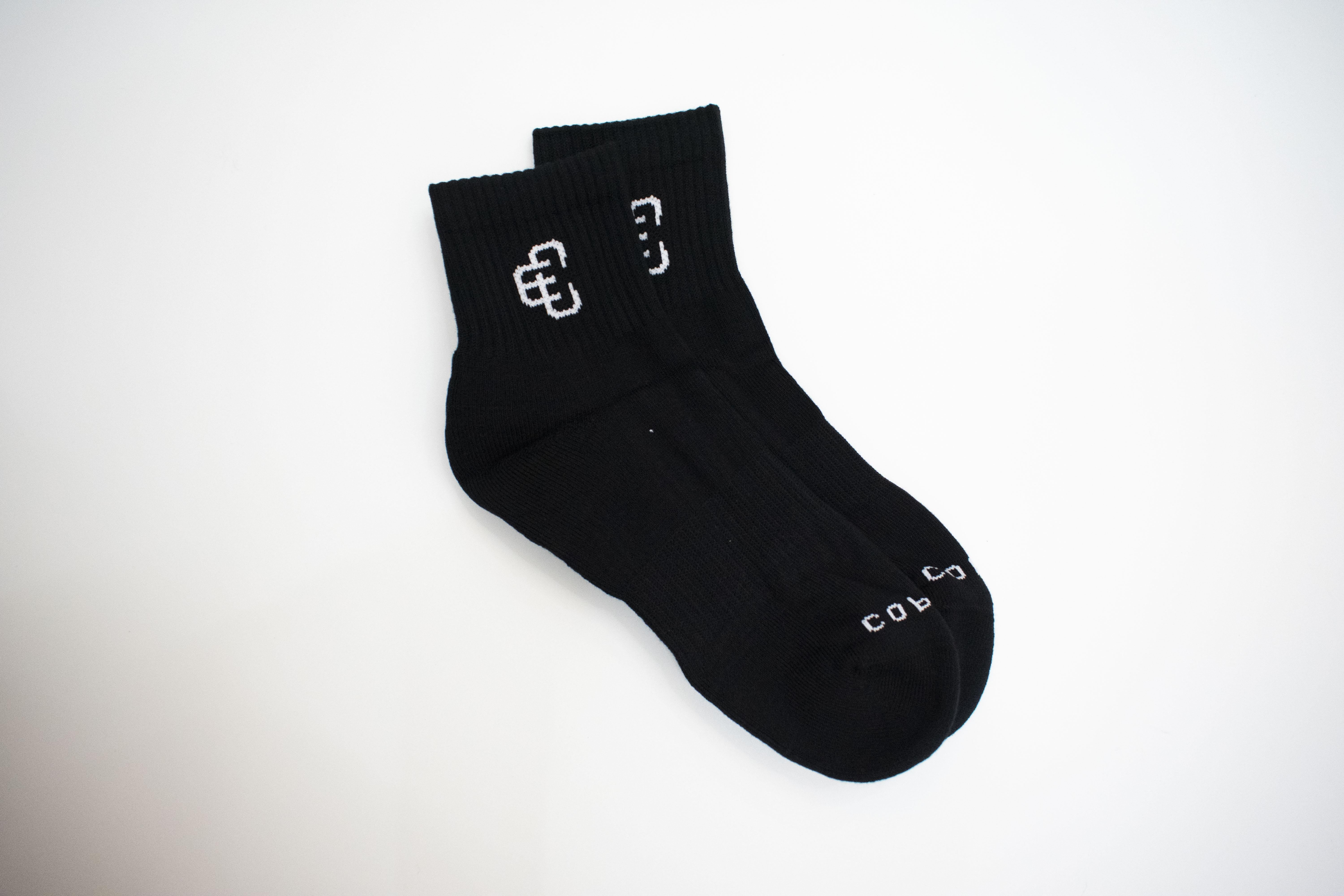 Copped Black / White Ankle Socks 3-Pack